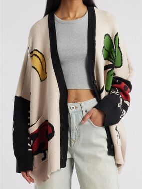 Dressed in LALA lucky clover cardigan